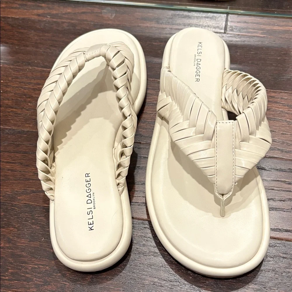 Shoes Anthropologie Kelsi Dagger Cream Sandals